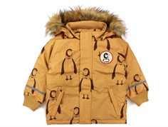 Mini Rodini vinterjakke parka beige penguin